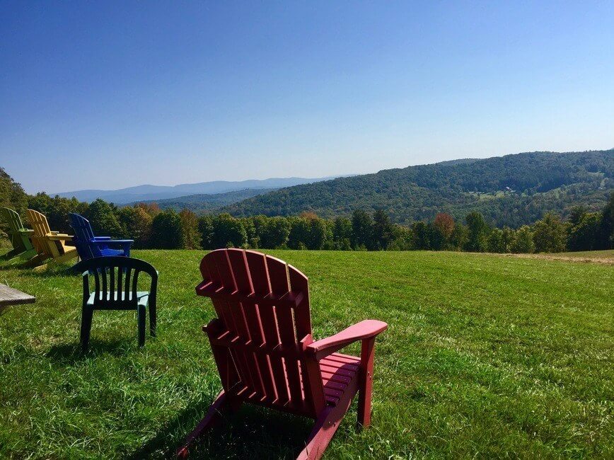 Vermont Adirondack Chair Mountain View