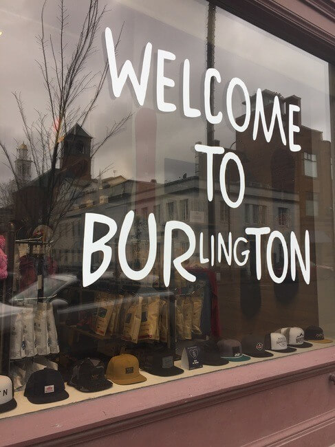 Welcome to Burlington, Vermont