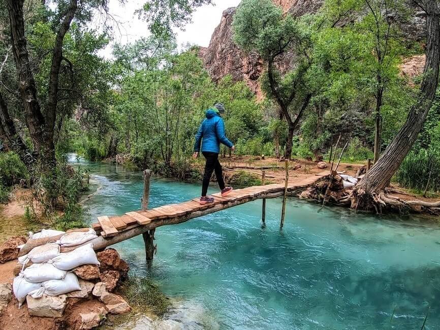 Havasu Creek Campground Bridge