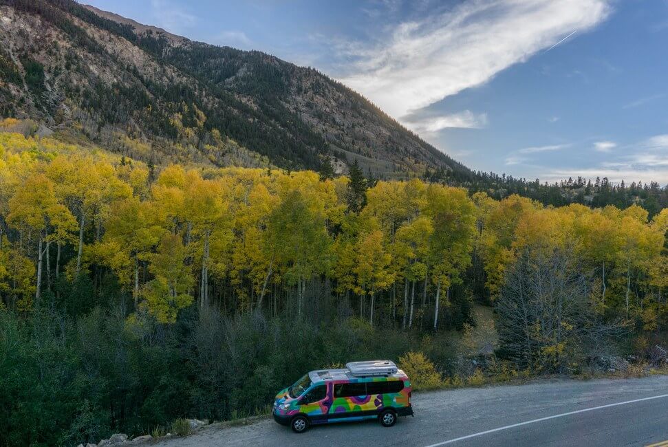 Fall colors twin lakes colorado