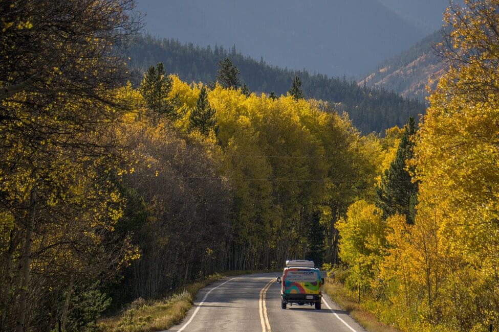 Fall colors twin lakes colorado