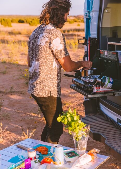 Campervan Cooking Meal Prep