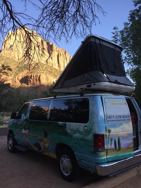 Mavericks Campervan Zion National Park