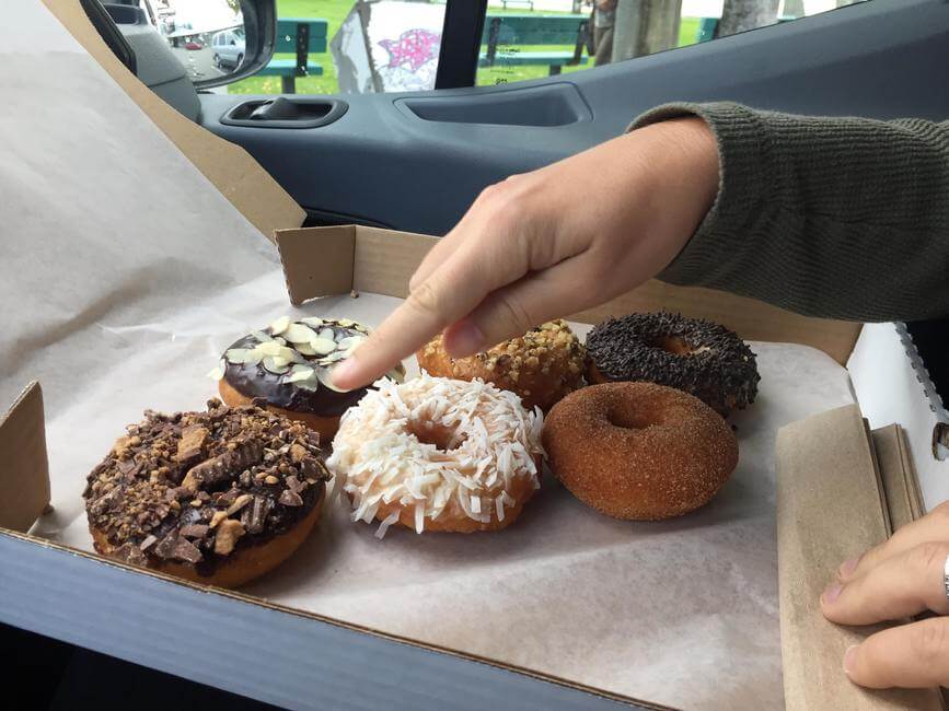 donuts from the donut shop