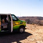 Utah camper van rental in Salt Lake City near Goosenecks State Park.