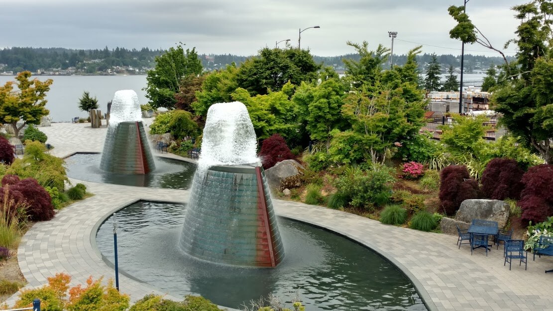 Bremerton Washington fountains
