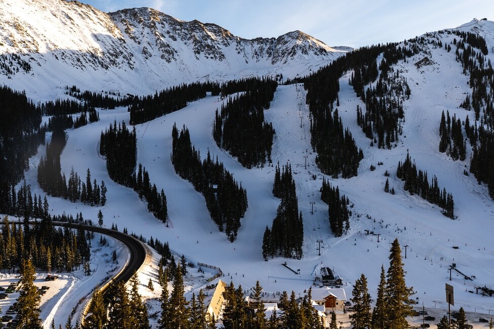 Arapahoe Basin from Loveland Pass