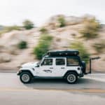 jeep camper rental driving