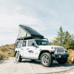 jeep camper with rooftop sleeper tent