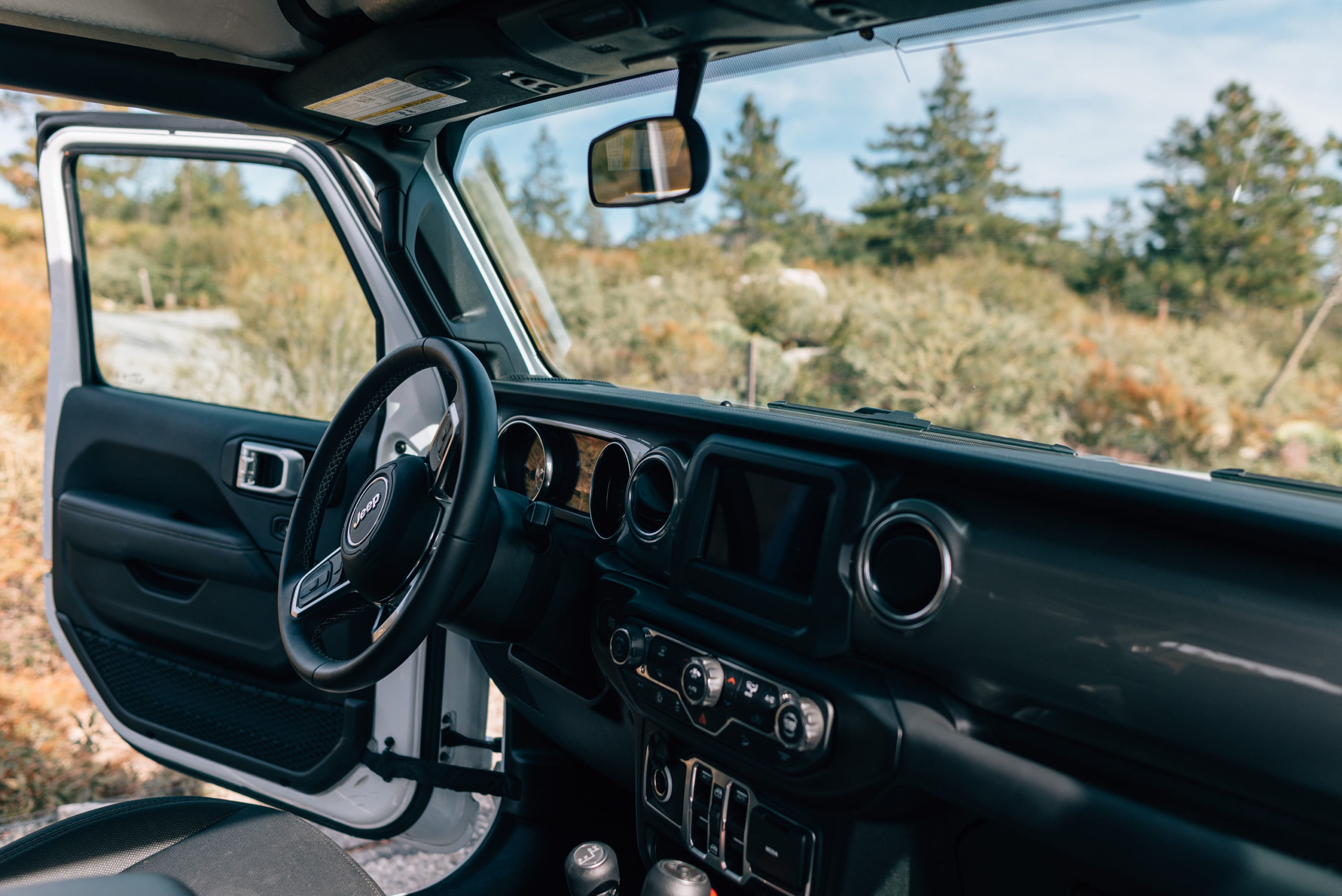 jeep camper interior dash