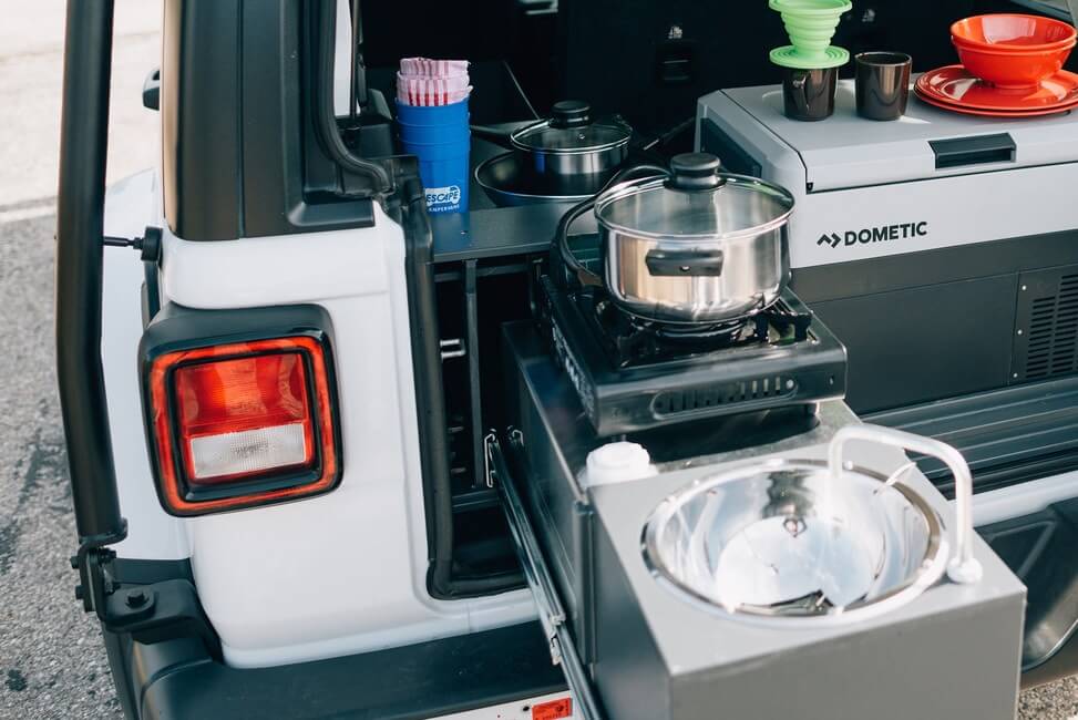 jeep camper kitchen