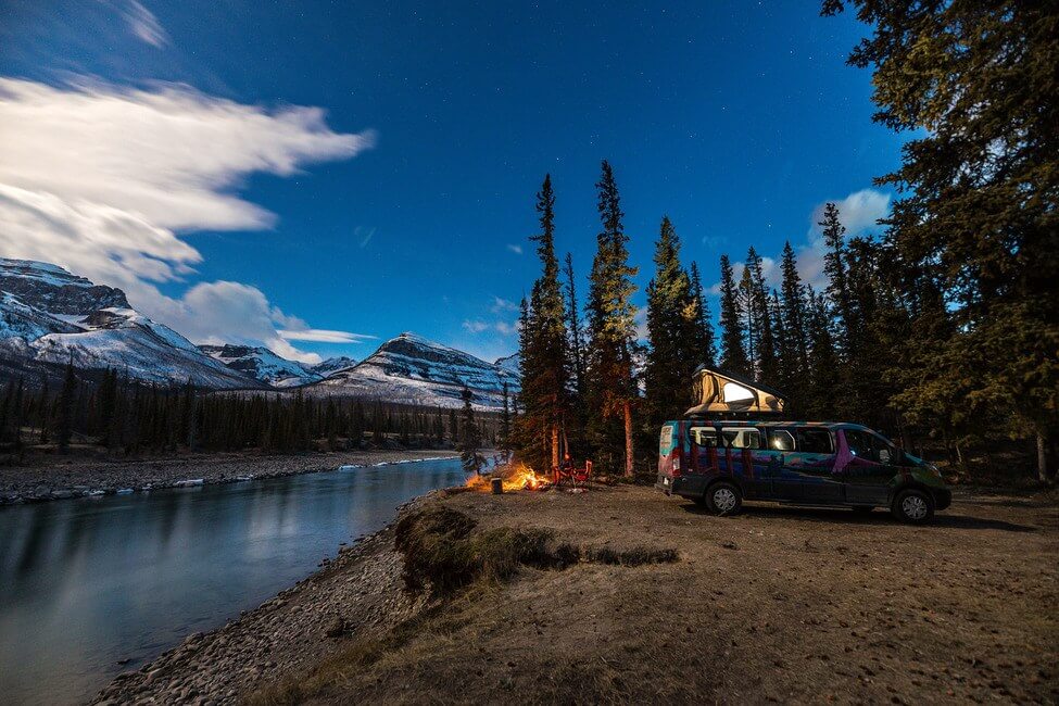 Escape Campervan in the Canadian Rockies