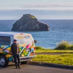 Escape Campervan on the Oregon coast