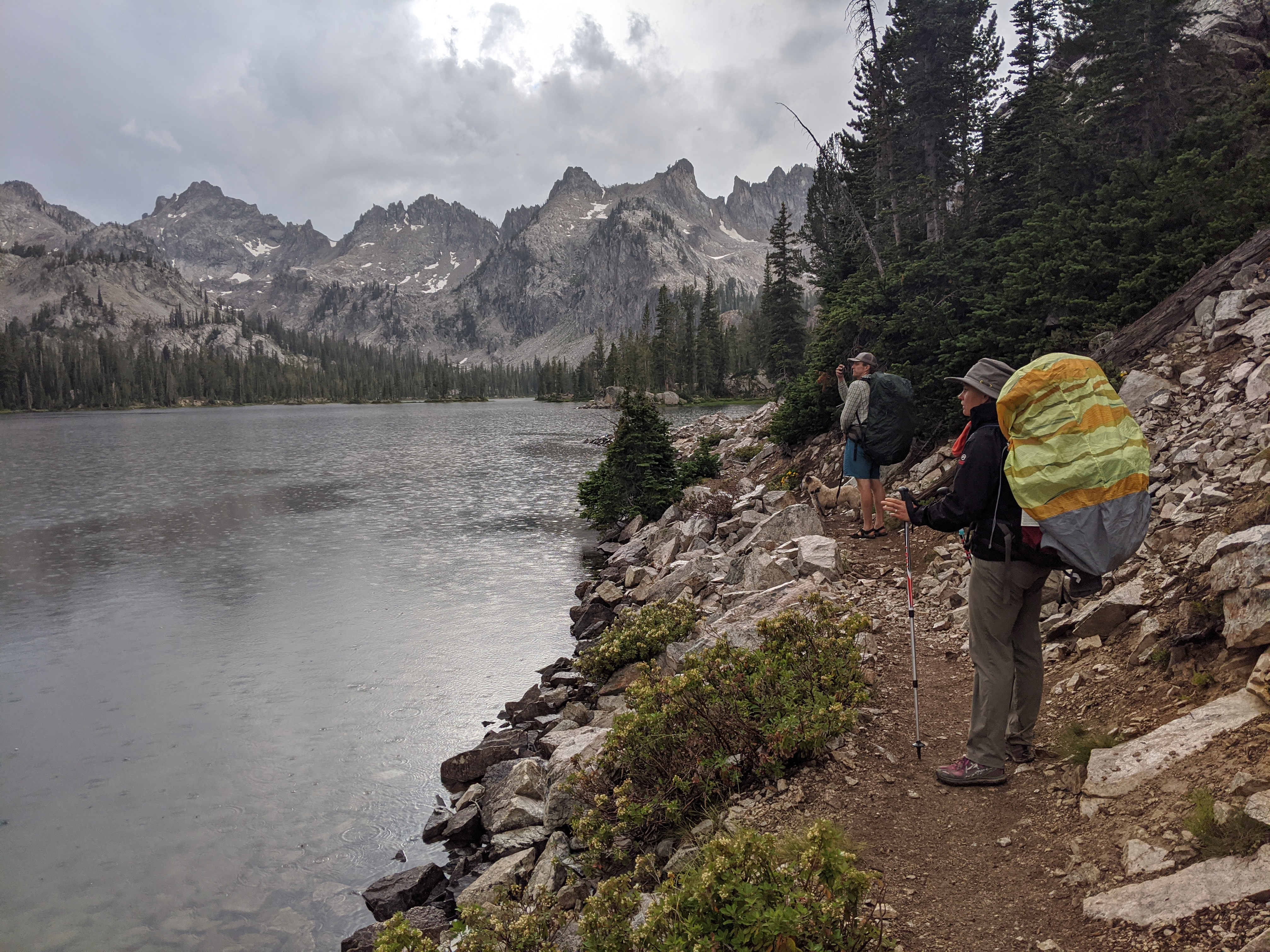 Camper at Alice Lake