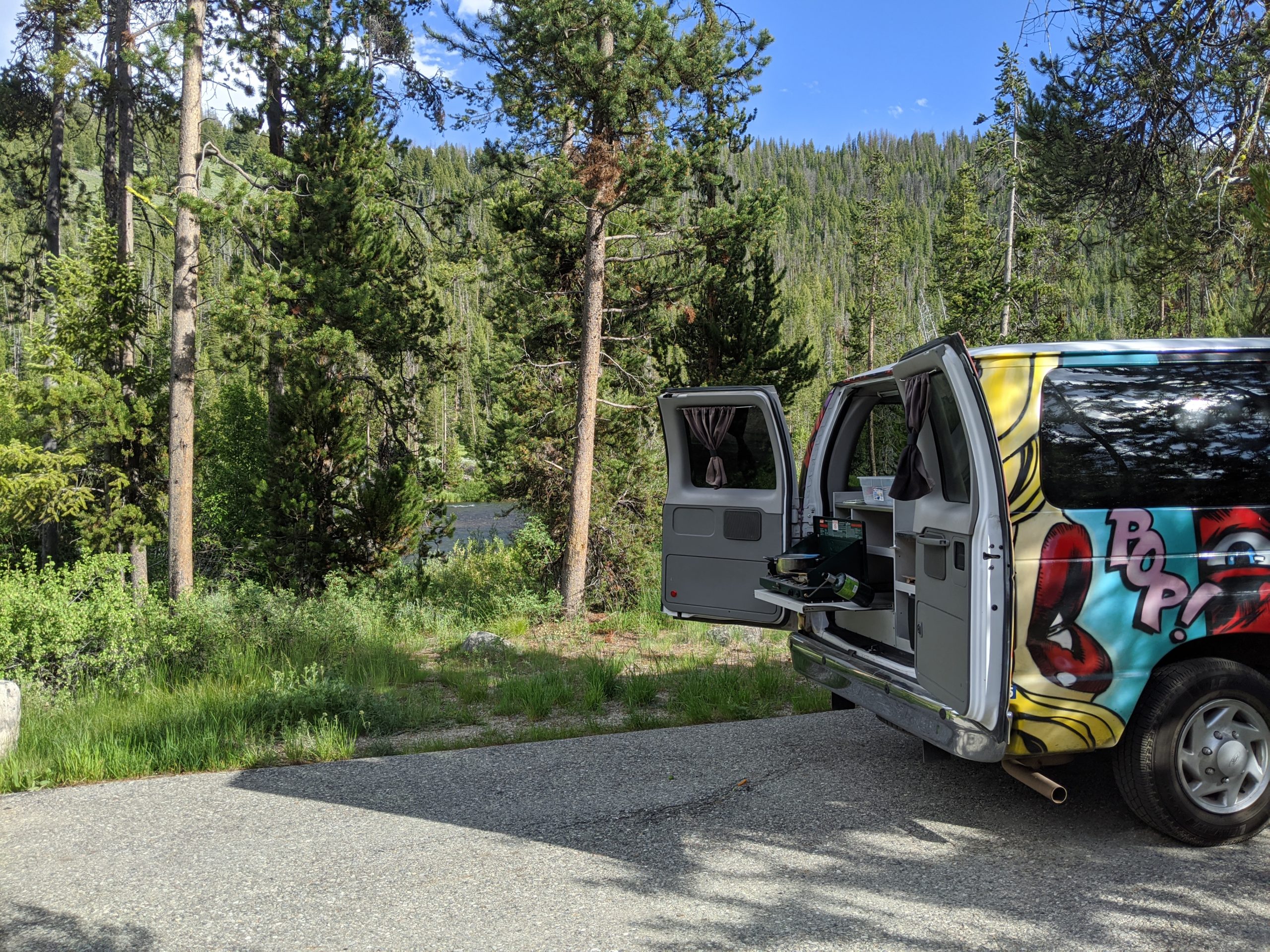 Campervan kitchen