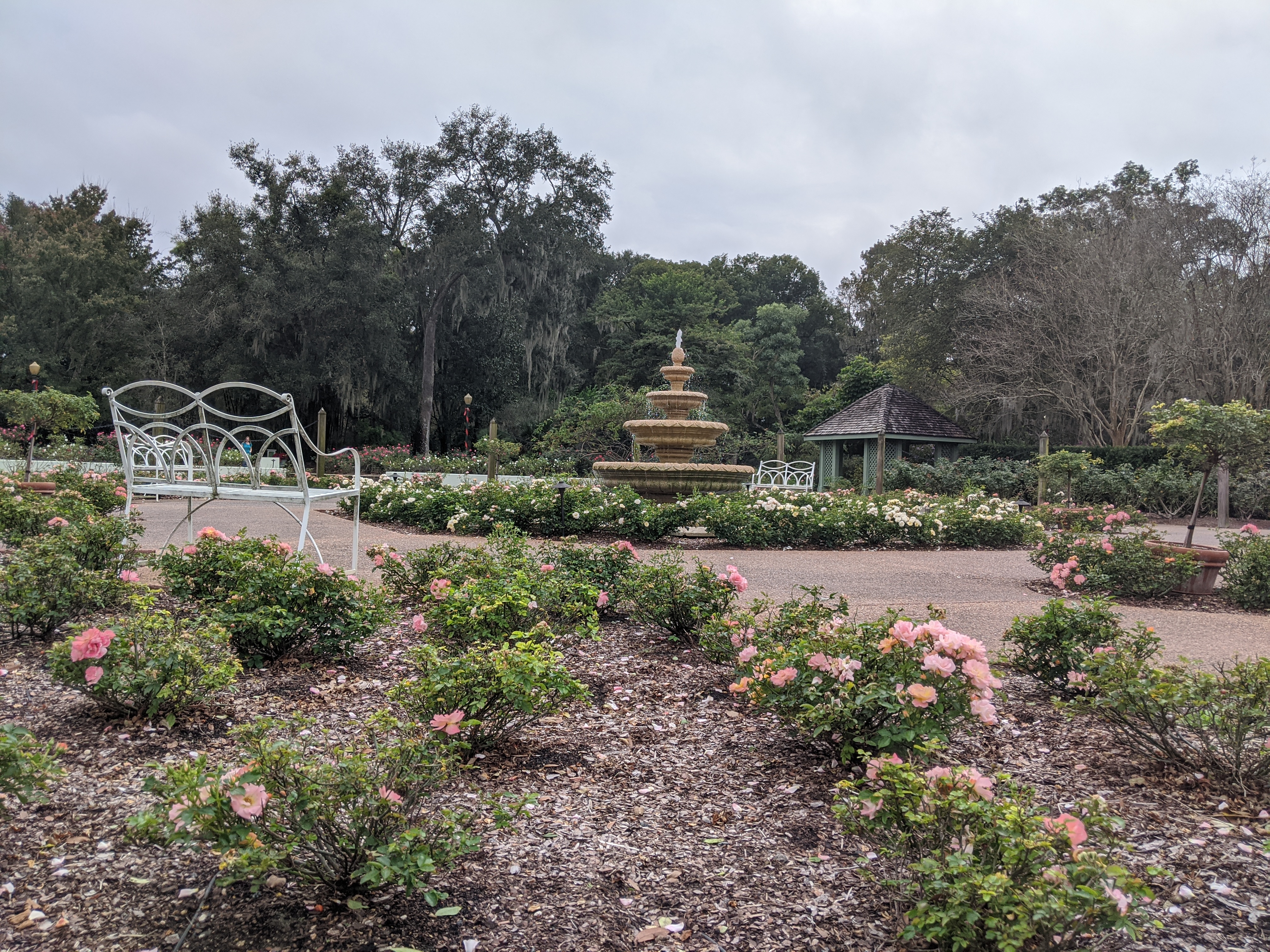 Leu Gardens Rose Garden Fountain