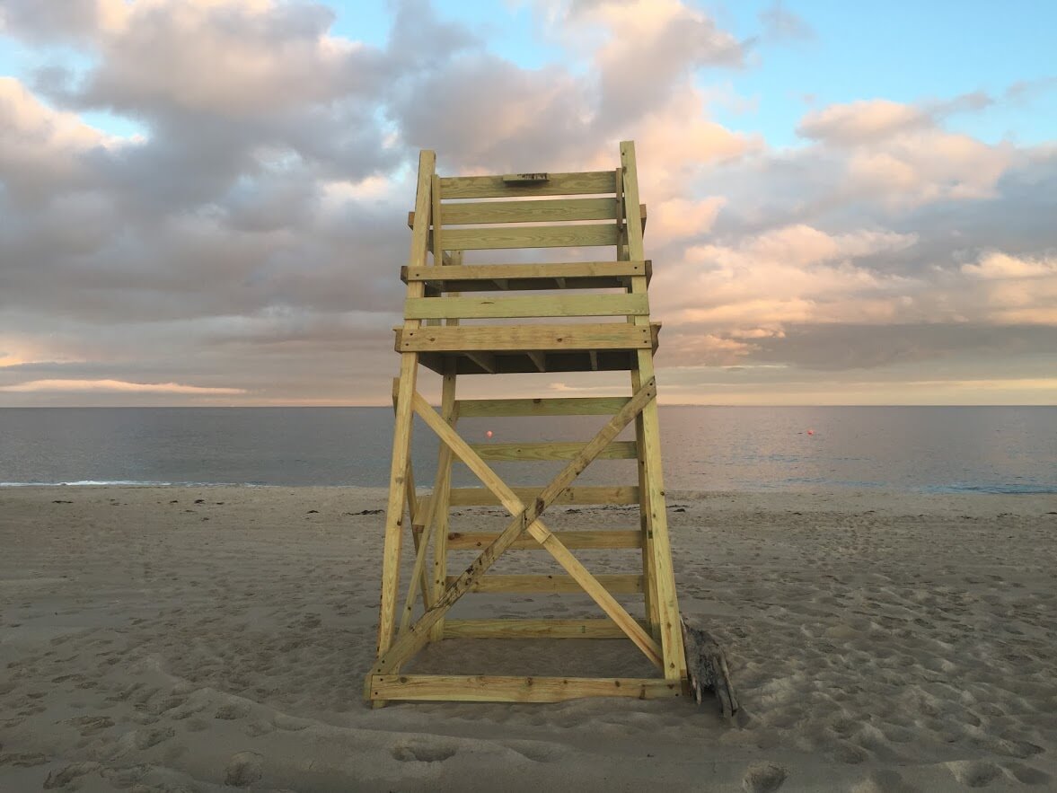 Lifeguard chair in Rhode Island