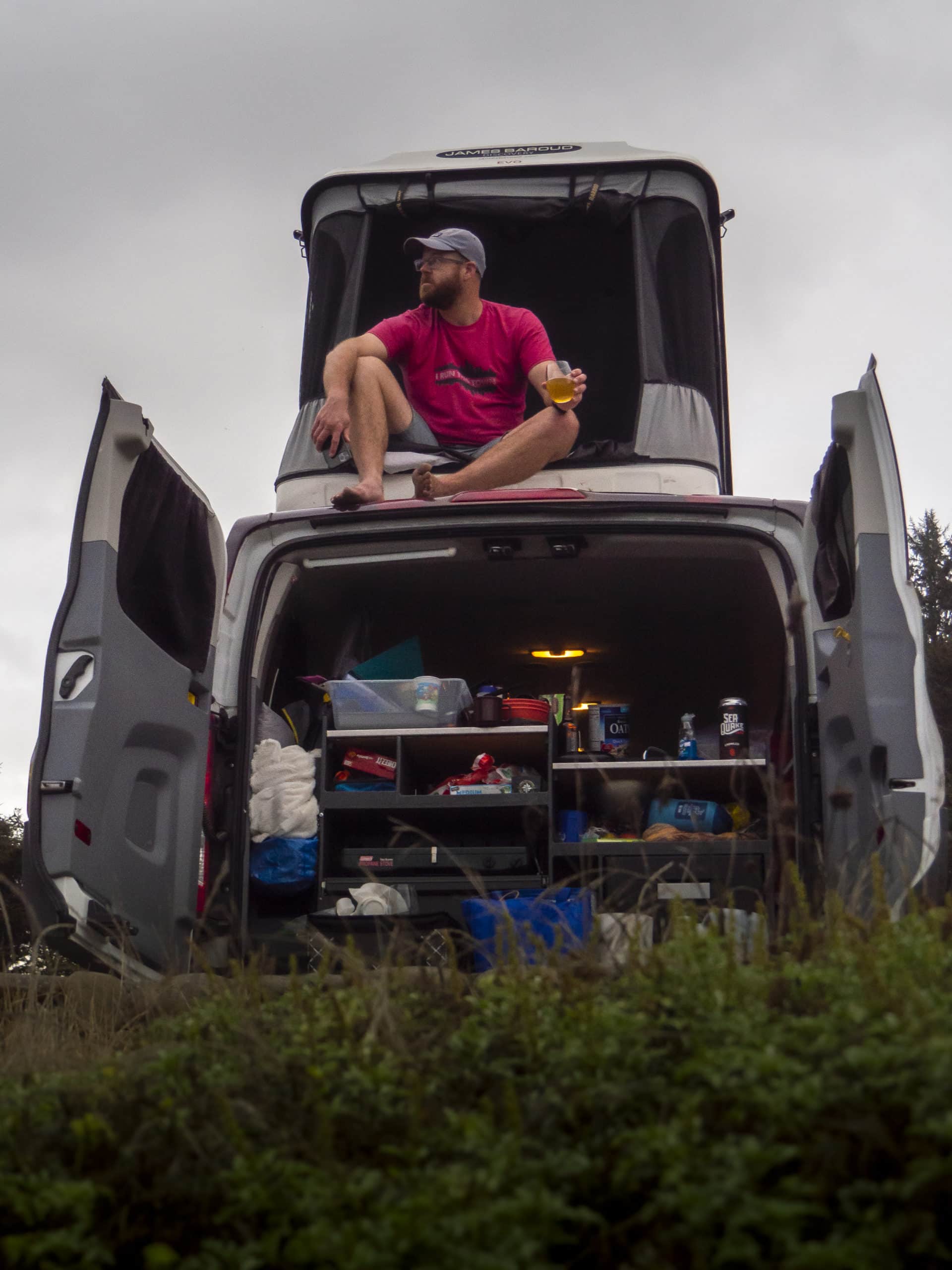 Campervan with a kitchen