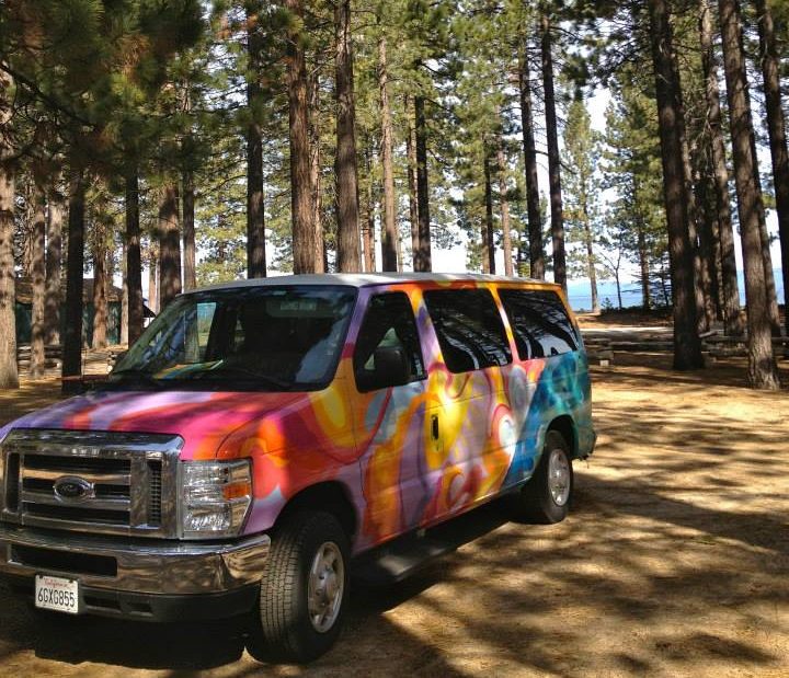 Campervan at Lake Tahoe