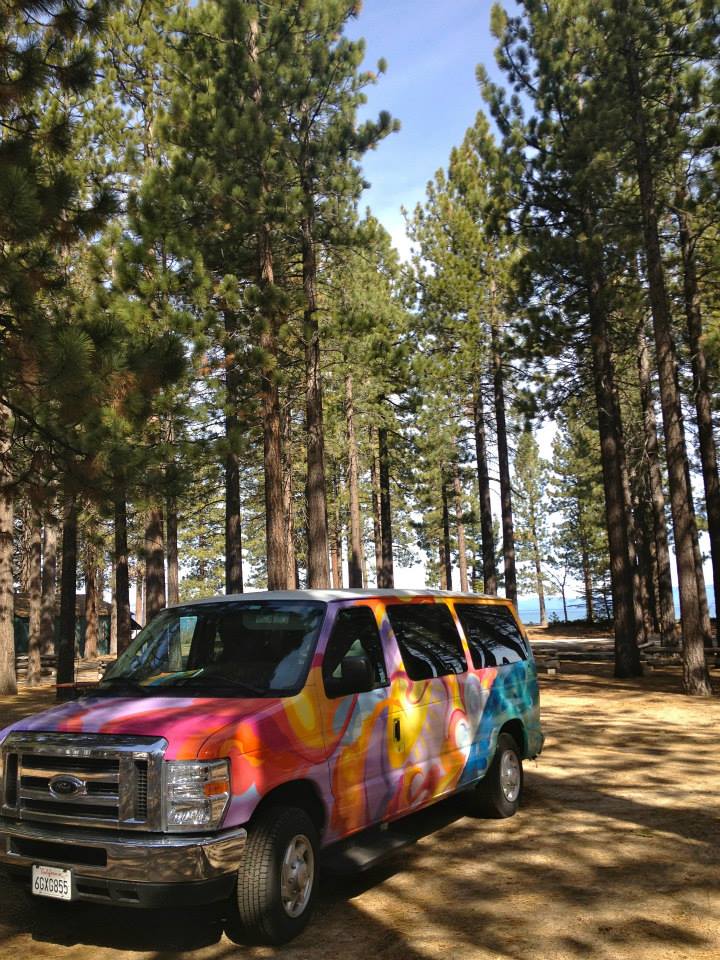 Campervan at Lake Tahoe