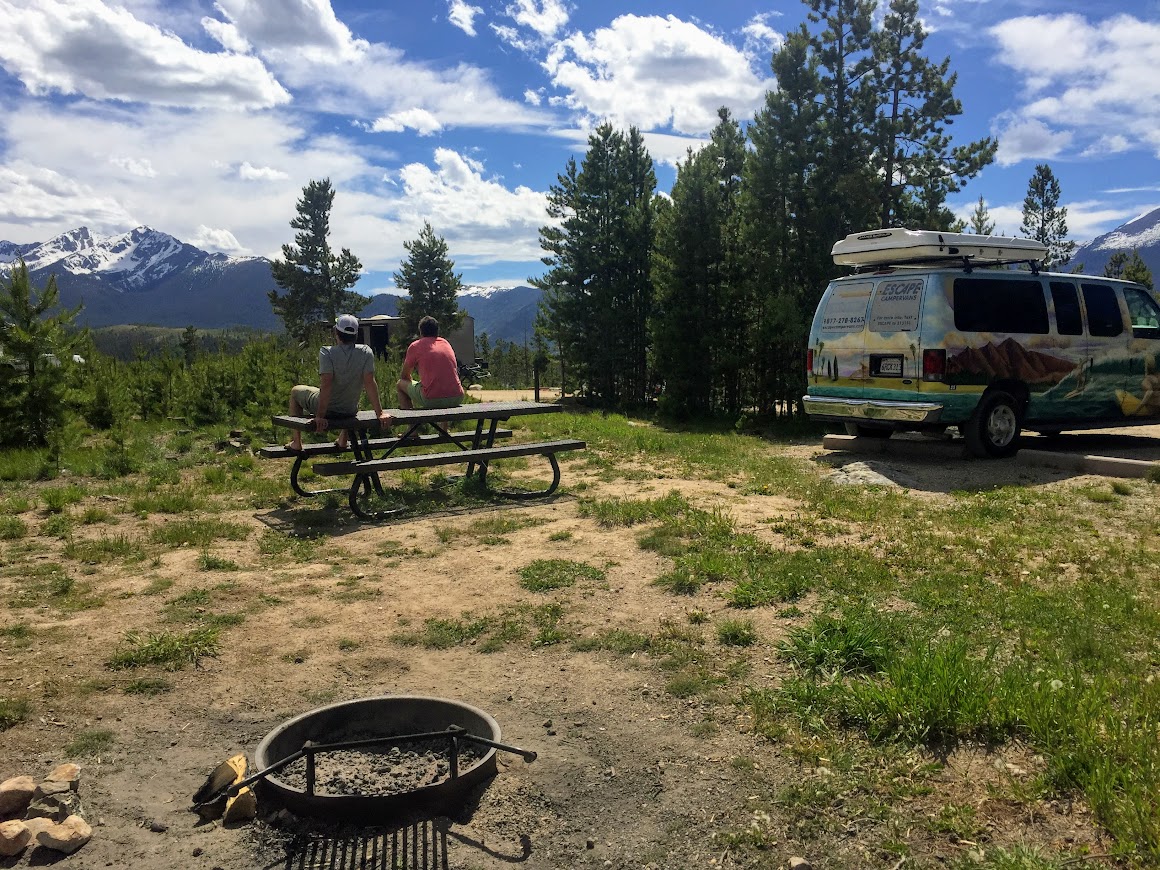 Campground in Dillion Colorado