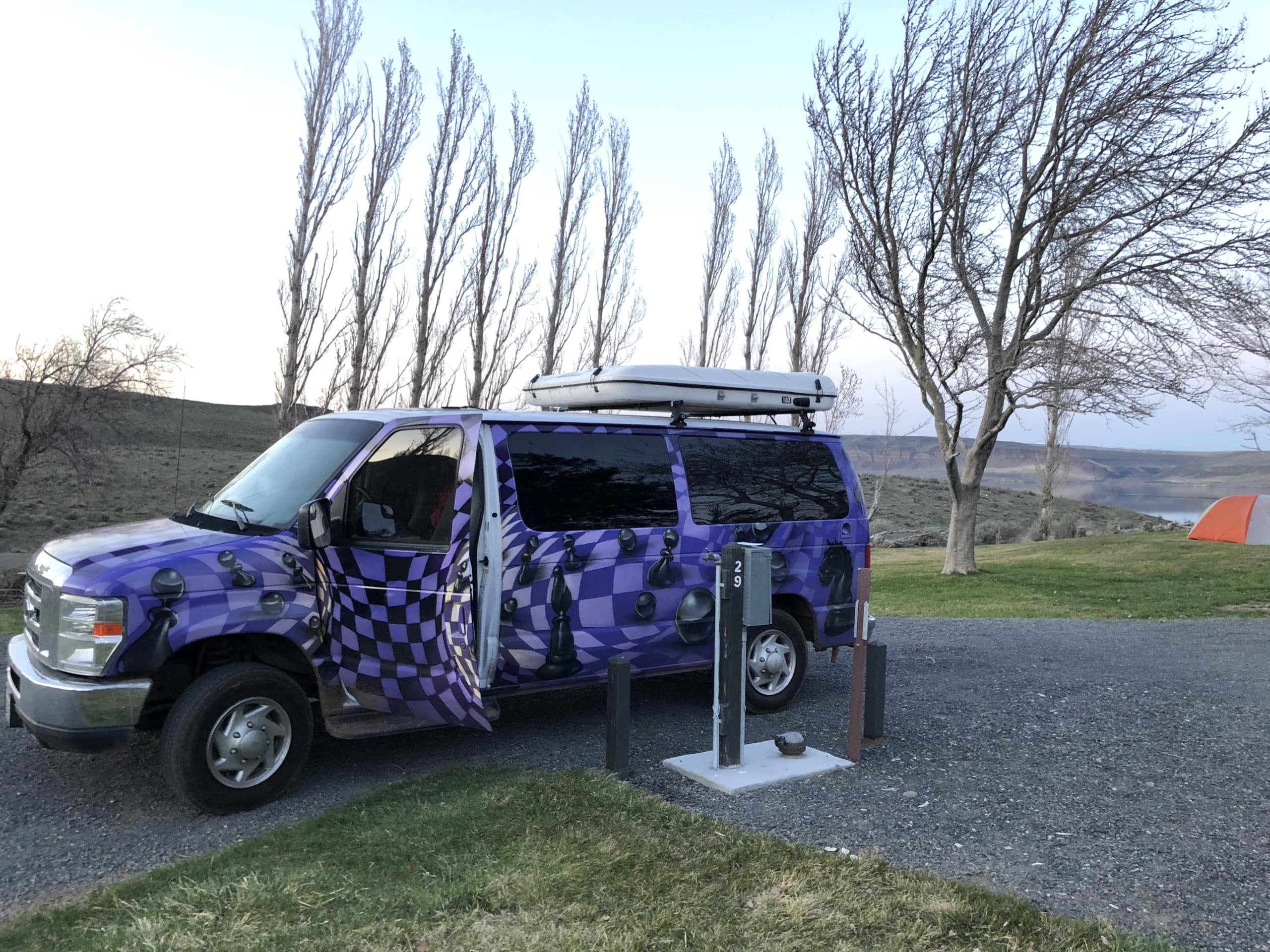 Escape campervan in Washington State