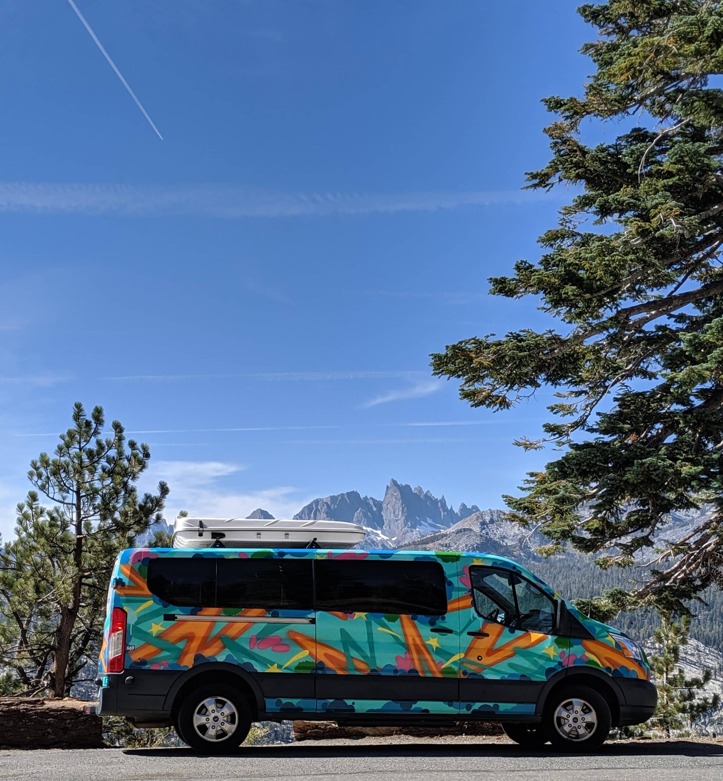 Escape Camper Van in Mammoth Lakes, California.