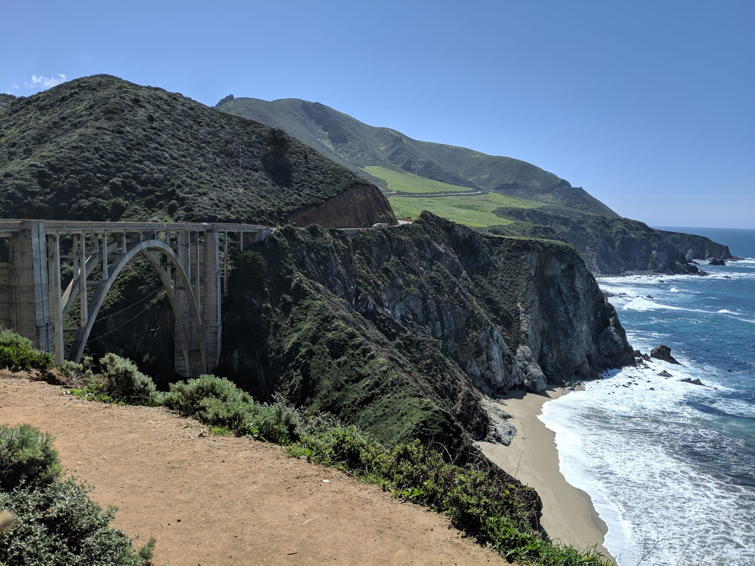 To split up the distance from Los Angeles to Seattle, we reccommend stopping in Big Sur.