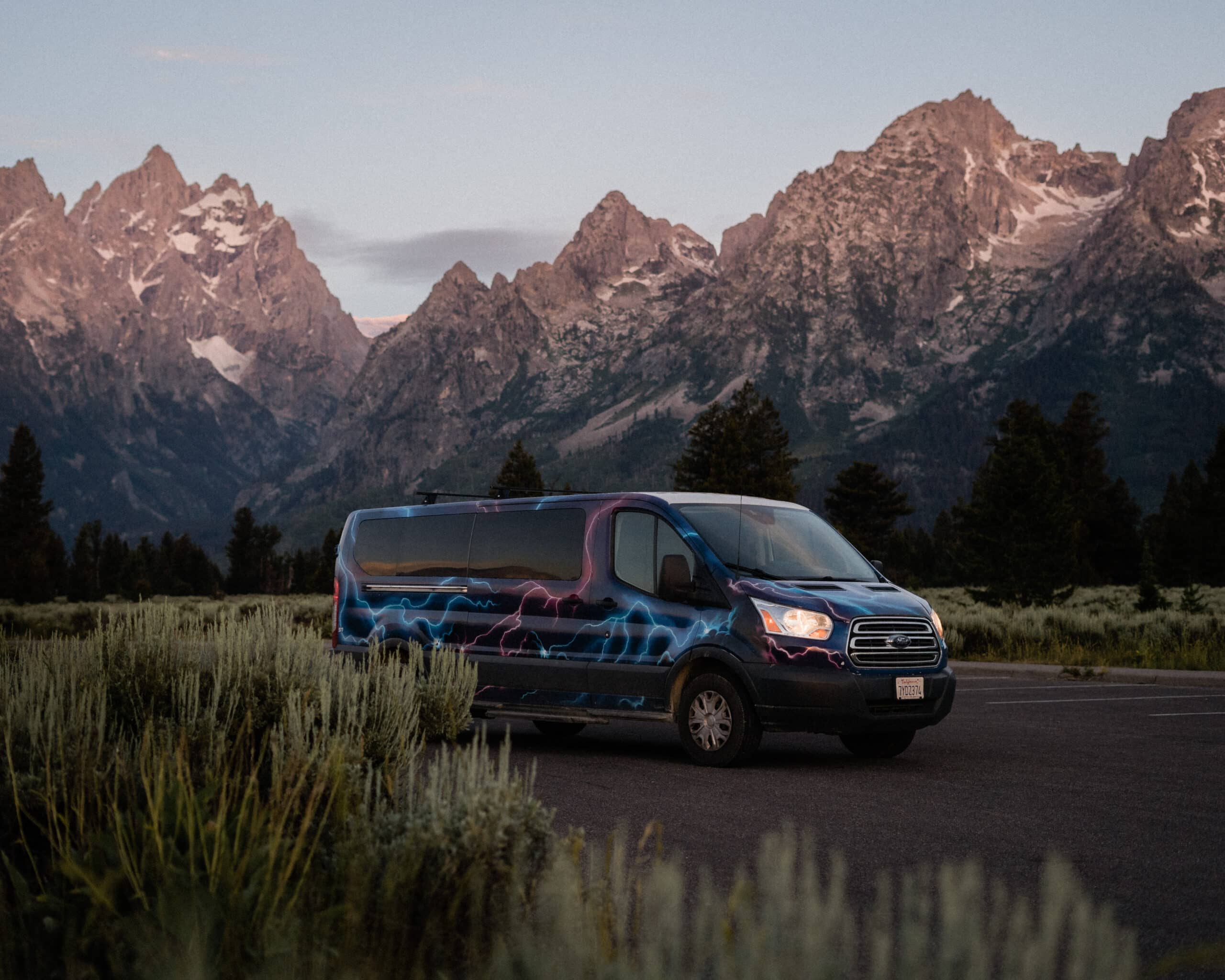 Escape Camper Van in Grand Teton National Park