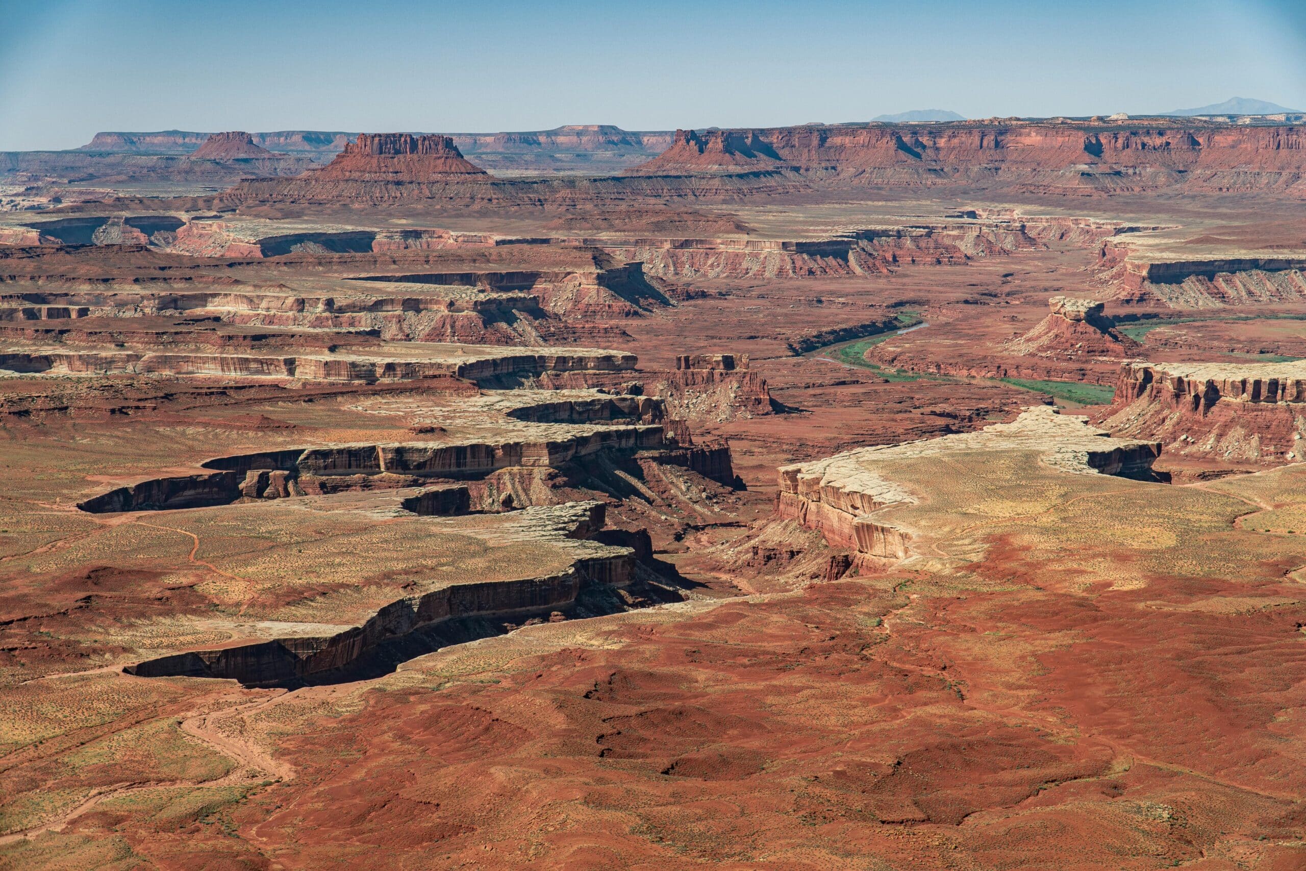 The best time to visit Canyonlands National Park is in the spring.