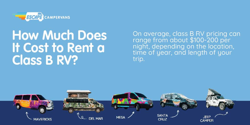 Class B RV Rentals Class B Motorhomes